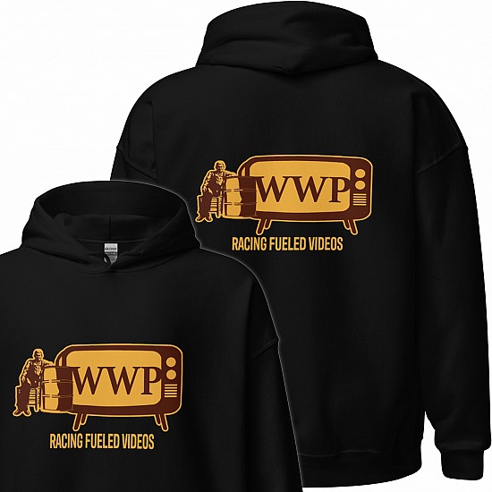 WWPTV Black Racing Fueled Hoodie