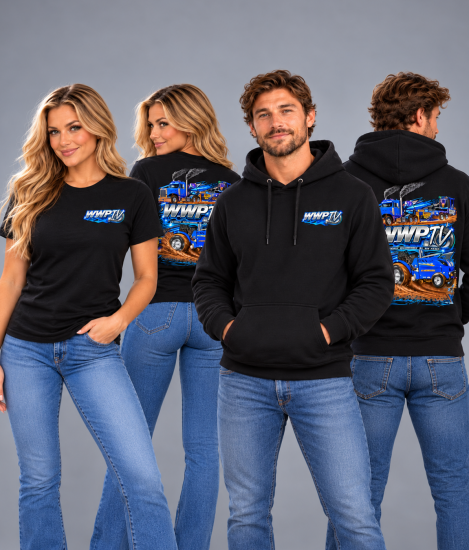 WWPTV Electric Blue T-Shirt & Hoodie Combo