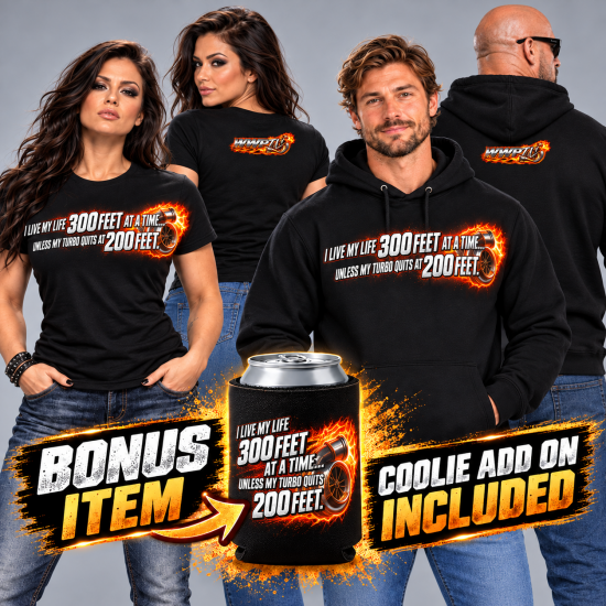 WWPTV I Live My Life 300 Feet At A Time T-Shirt & Hoodie Combo