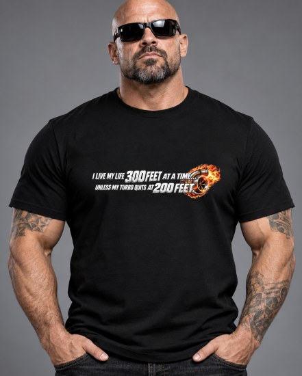 WWPTV I Live My Life 300 Feet At A Time T Shirt